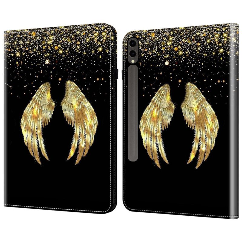 Case Samsung Galaxy Tab S10 Plus Goldene Flügel