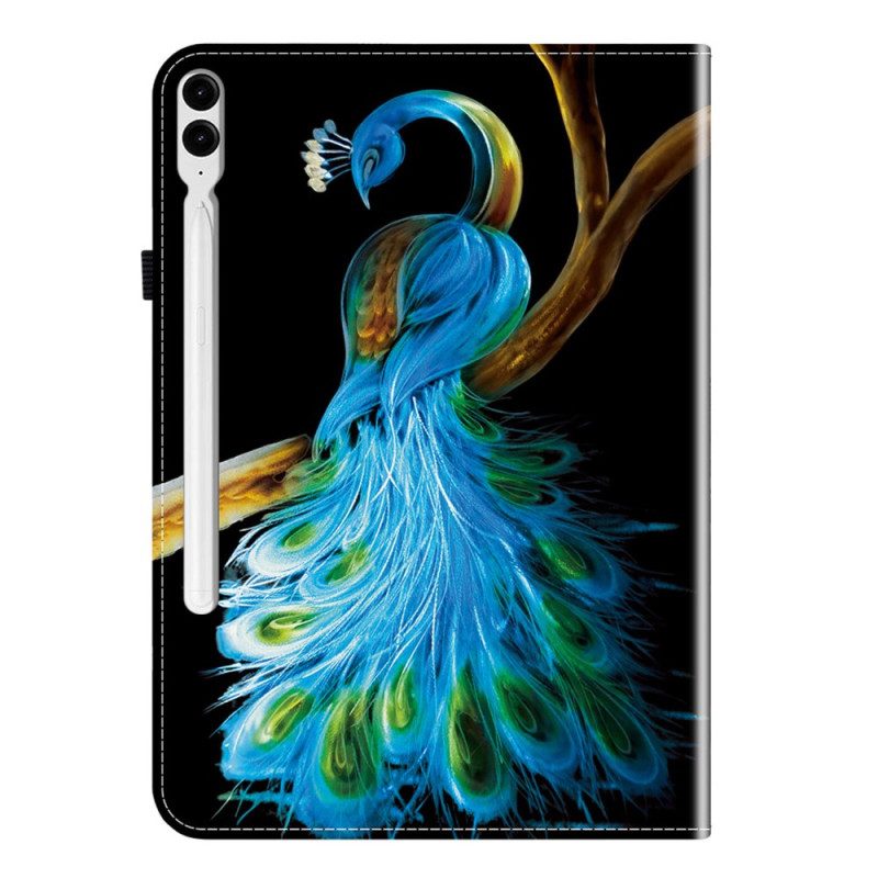 Case Samsung Galaxy Tab S10 Plus Pfauenmuster