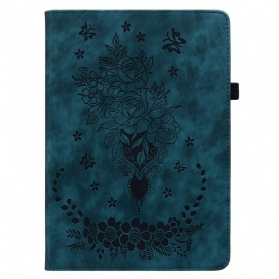 Case Samsung Galaxy Tab S10 Plus Schmetterlinge Und Rosen