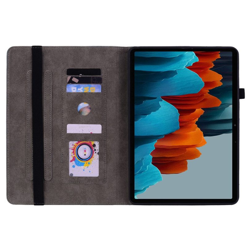 Case Samsung Galaxy Tab S10 Plus Schmetterlinge Und Rosen