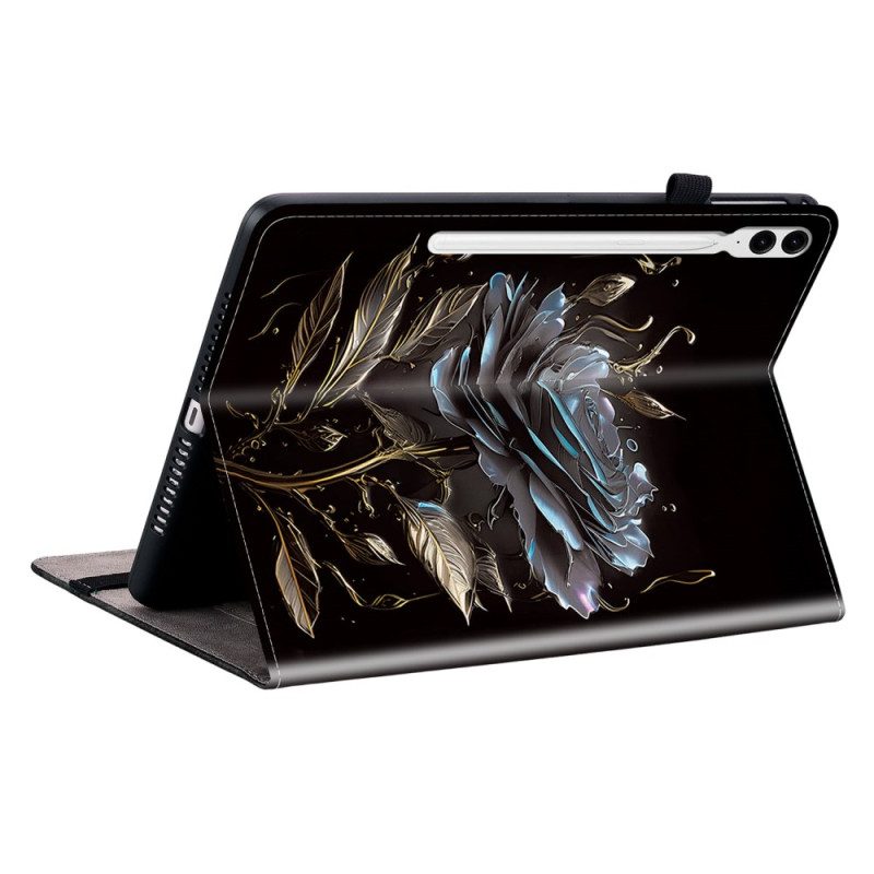 Case Samsung Galaxy Tab S10 Plus Schwarze Rose