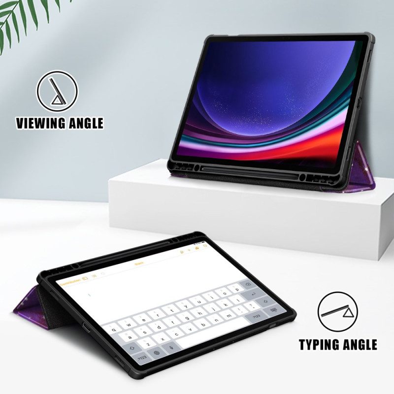 Samsung Galaxy Tab S10 Plus Transparente Galaxy-rückseite