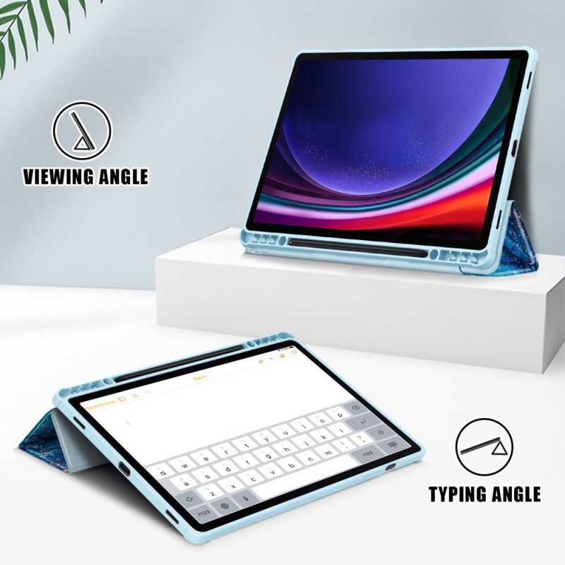 Samsung Galaxy Tab S10 Plus Transparente Wellen-rückseite