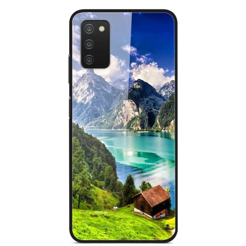 Handyhülle Für Samsung Galaxy A03s Galaxienlandschaft