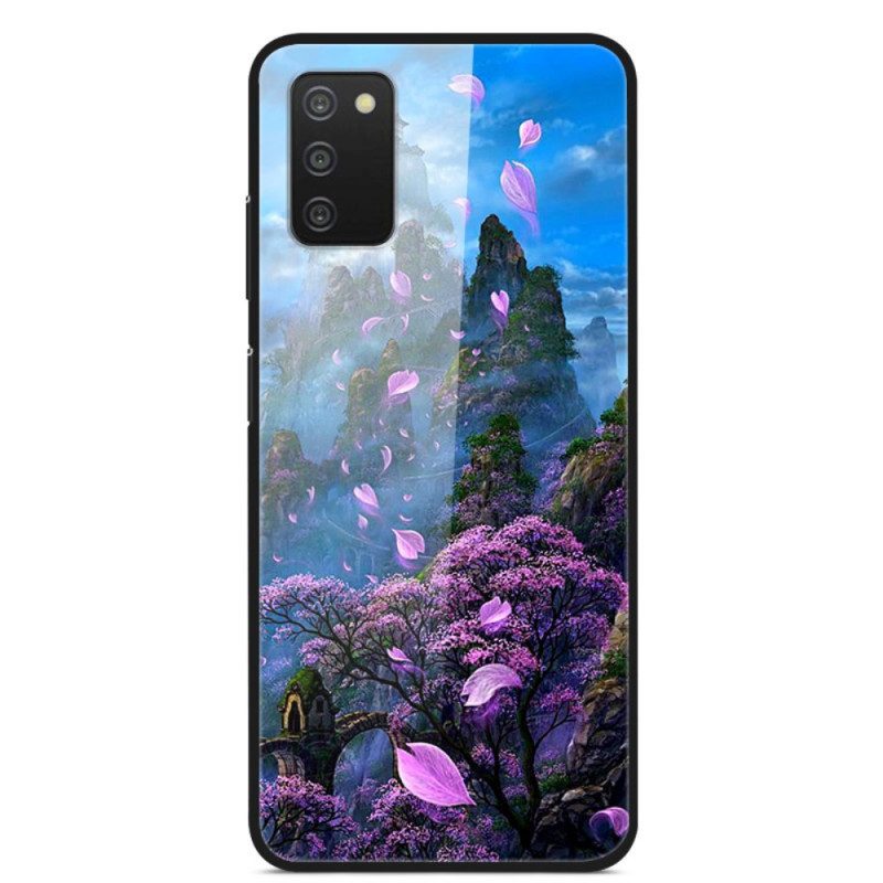 Handyhülle Für Samsung Galaxy A03s Galaxienlandschaft
