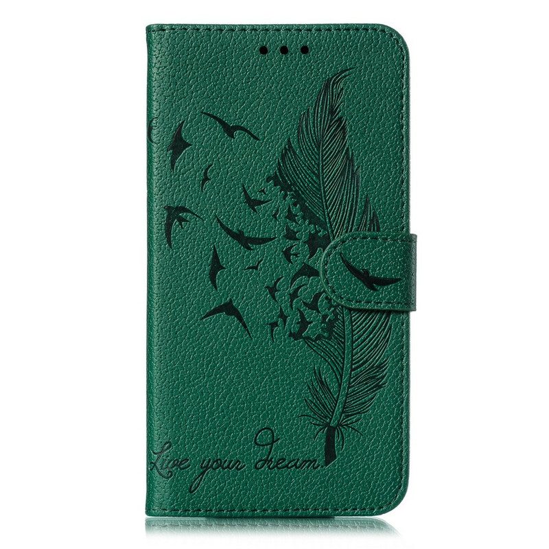 Lederhüllen Für Samsung Galaxy A31 Kunstleder Lebe Deinen Traum