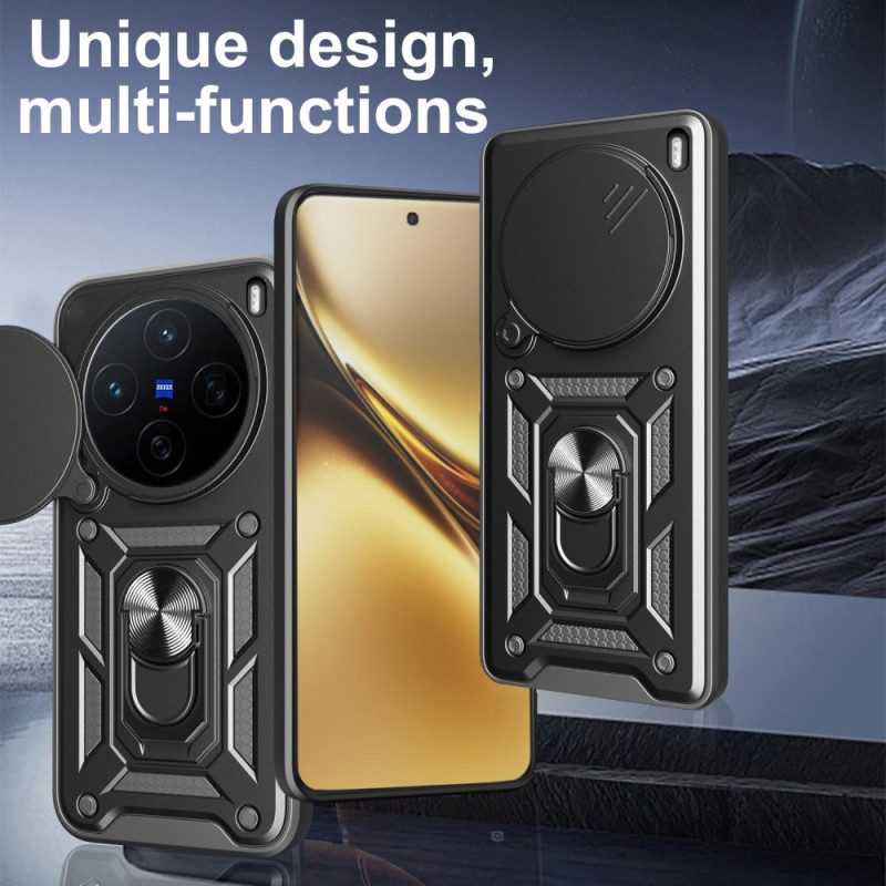 Hülle Vivo X200 Schiebe-kameraabdeckung Und Ständer