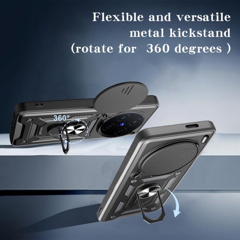 Hülle Vivo X200 Schiebe-kameraabdeckung Und Ständer