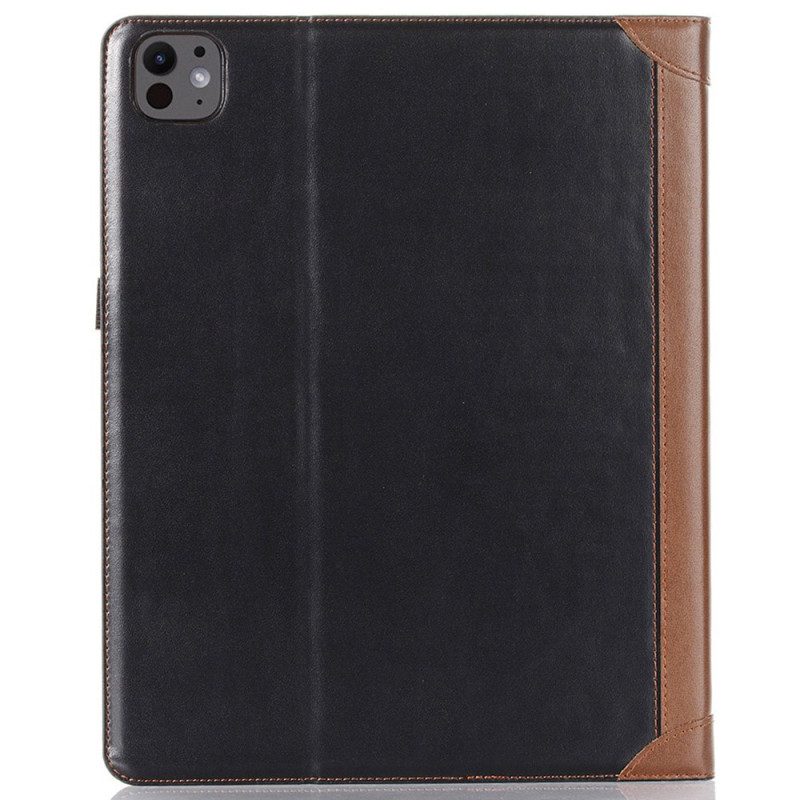 Case Für iPad Pro 13 (2025) Zweifarbiges Kunstleder