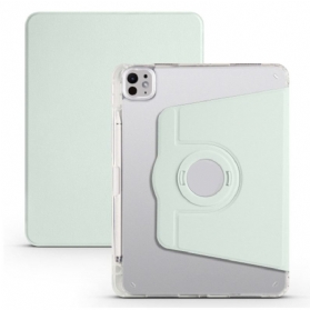 Case iPad Pro 13 (2025) Drehbarer Ständer Und Abnehmbare Transparente Rückseite