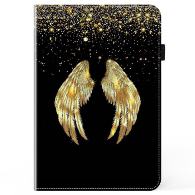 Case iPad Pro 13 (2025) Handyhülle Goldene Flügel