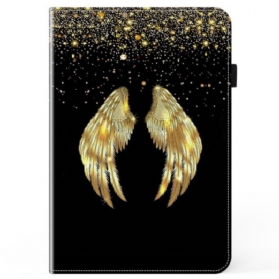 Case iPad Pro 13 (2025) Handyhülle Goldene Flügel