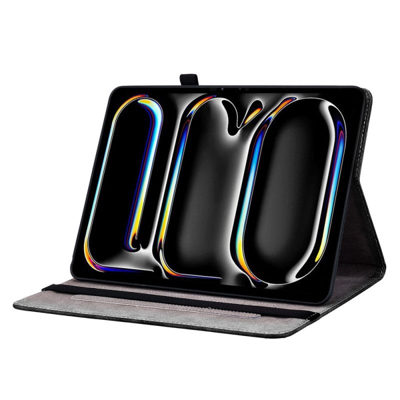 Case iPad Pro 13 (2025) Pfauenmuster