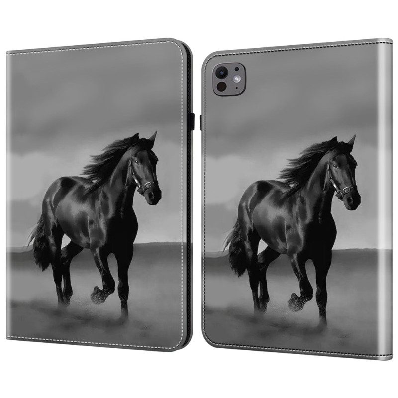 Case iPad Pro 13 (2025) Schwarzes Pferd