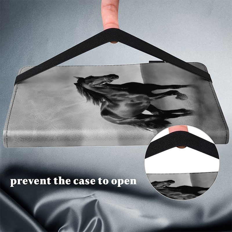 Case iPad Pro 13 (2025) Schwarzes Pferd