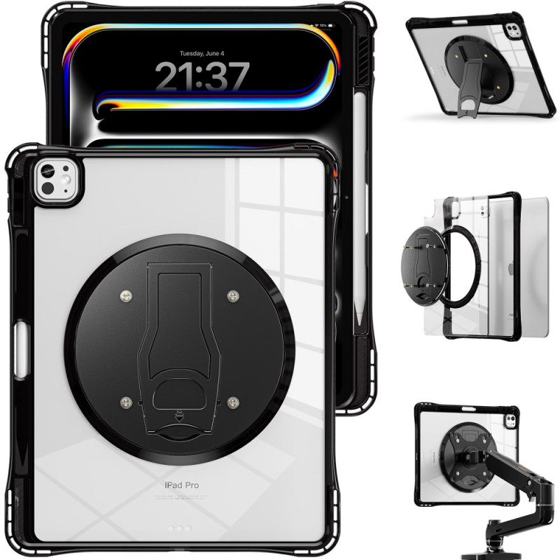 Hülle Für iPad Pro 13 (2025) Transparent Mit Ständer