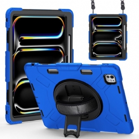 Hülle iPad Pro 13 (2025) Handyhülle Extrem Robuster Ständer Und Schultergurt