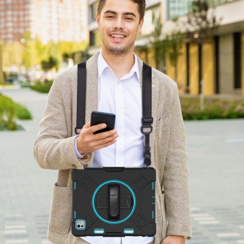 Hülle iPad Pro 13 (2025) Handyhülle Extrem Robuster Ständer Und Schultergurt