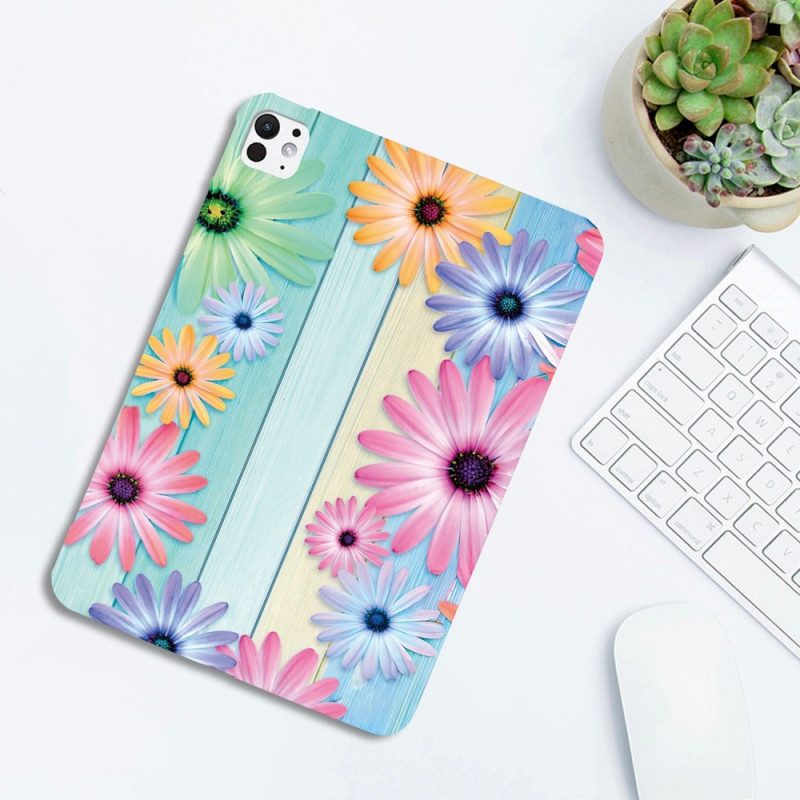 Hülle iPad Pro 13 (2025) Handyhülle Sonnenblumenmotiv