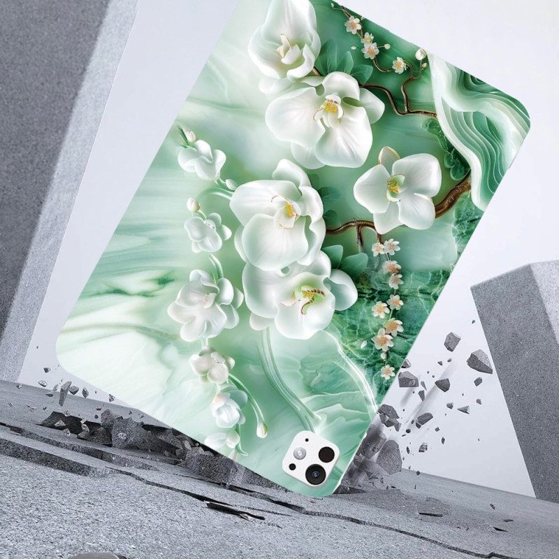 Hülle iPad Pro 13 (2025) Jadeblumen