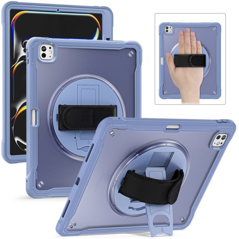 Hülle iPad Pro 13 (2025) Ständer Und Drehbare Handschlaufe