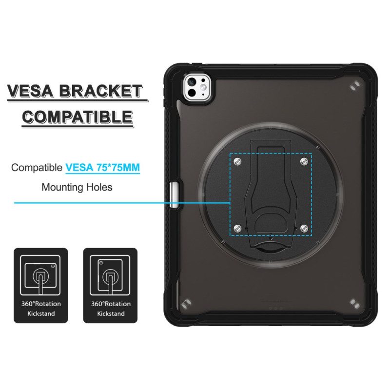 Hülle iPad Pro 13 (2025) Transparent Mit Ständer