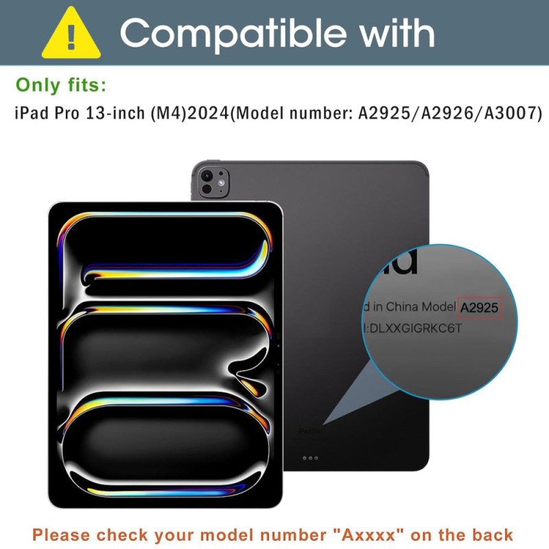 iPad Pro 13 (2025) Abnehmbares Magnetdesign