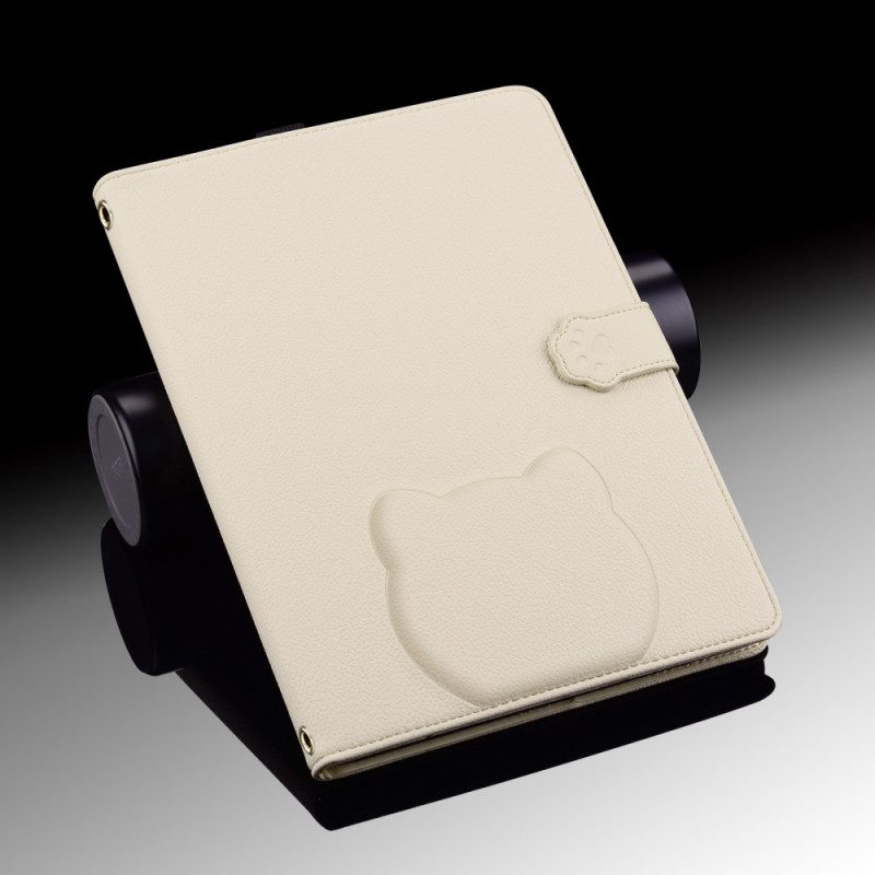 Lederhüllen Für iPad Pro 13 (2025) Katzenkopf