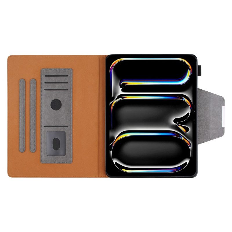 Lederhüllen Für iPad Pro 13 (2025) Standfunktion Und Automatische Aktivierung/deaktivierung