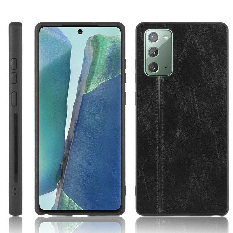 Handyhülle Für Samsung Galaxy Note 20 Couture-ledereffekt