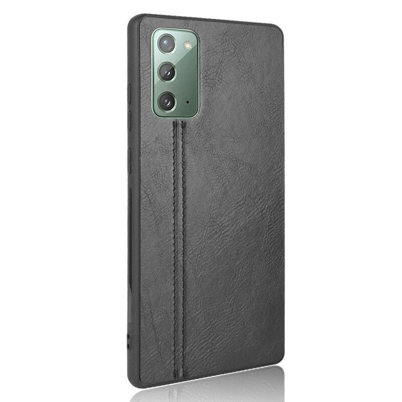 Handyhülle Für Samsung Galaxy Note 20 Couture-ledereffekt