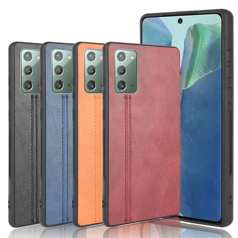 Handyhülle Für Samsung Galaxy Note 20 Couture-ledereffekt