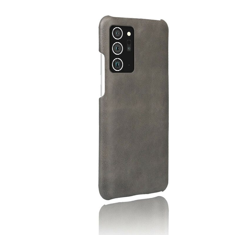 Hülle Für Samsung Galaxy Note 20 Ksq-ledereffekt