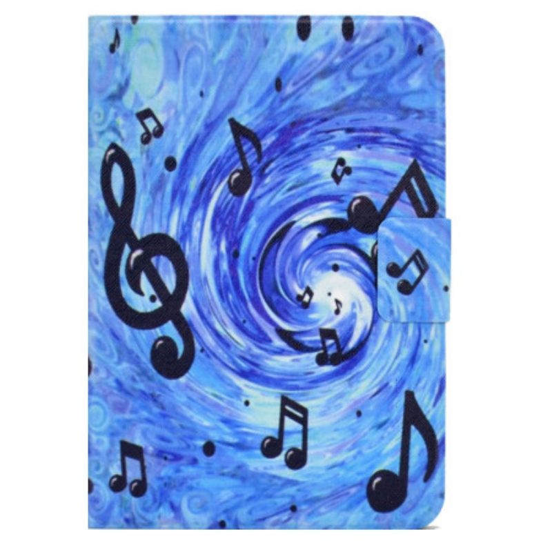 Flip Case Für iPad 10.9" (2022) Musiknoten