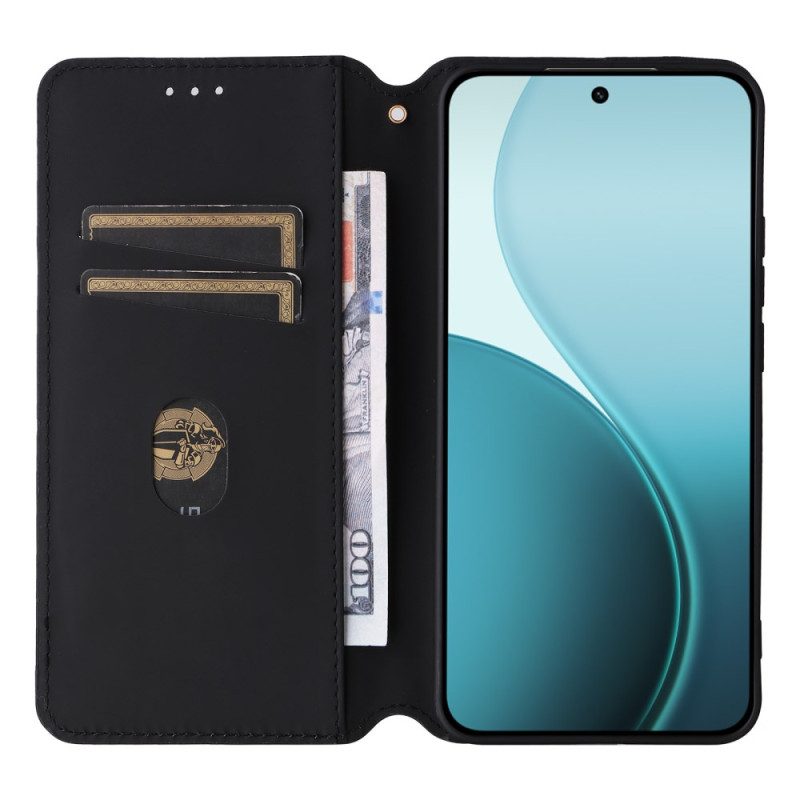 Flip Case Oppo Reno 14 Pro 5g Glänzendes Diamantmuster