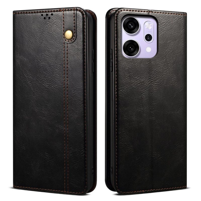 Flip Case Oppo Reno 14 Pro 5g Kunstleder-regenmantel