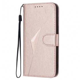 Lederhüllen Oppo Reno 14 Pro 5g Dreiecksmuster