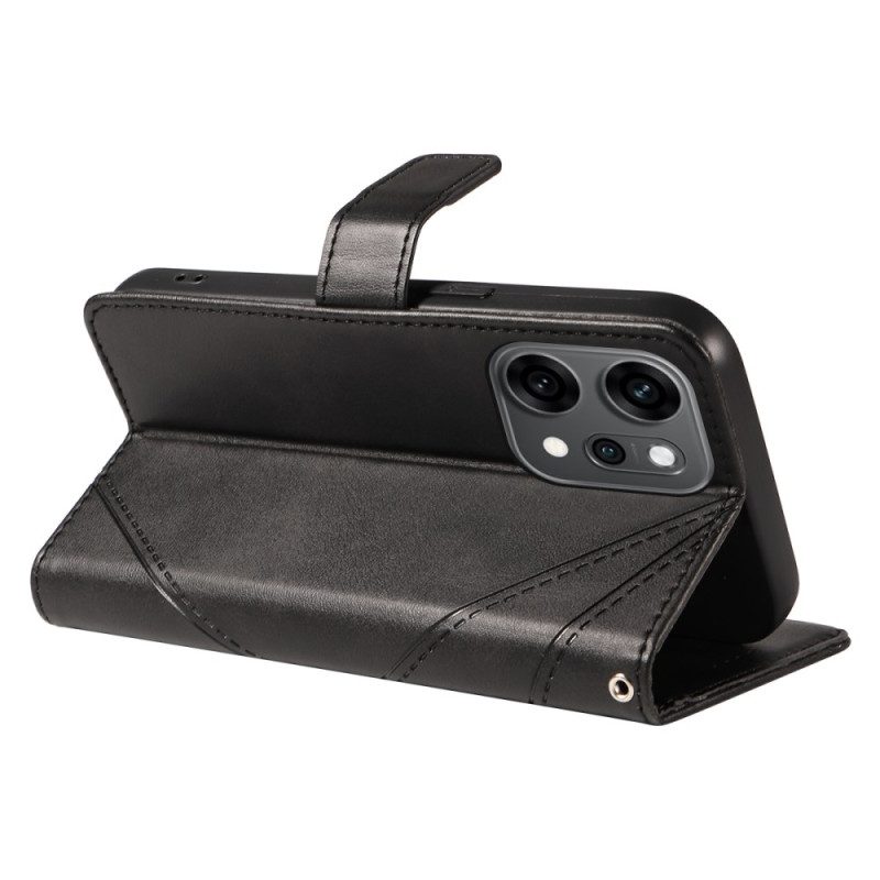 Lederhüllen Oppo Reno 14 Pro 5g Geometrisches Design