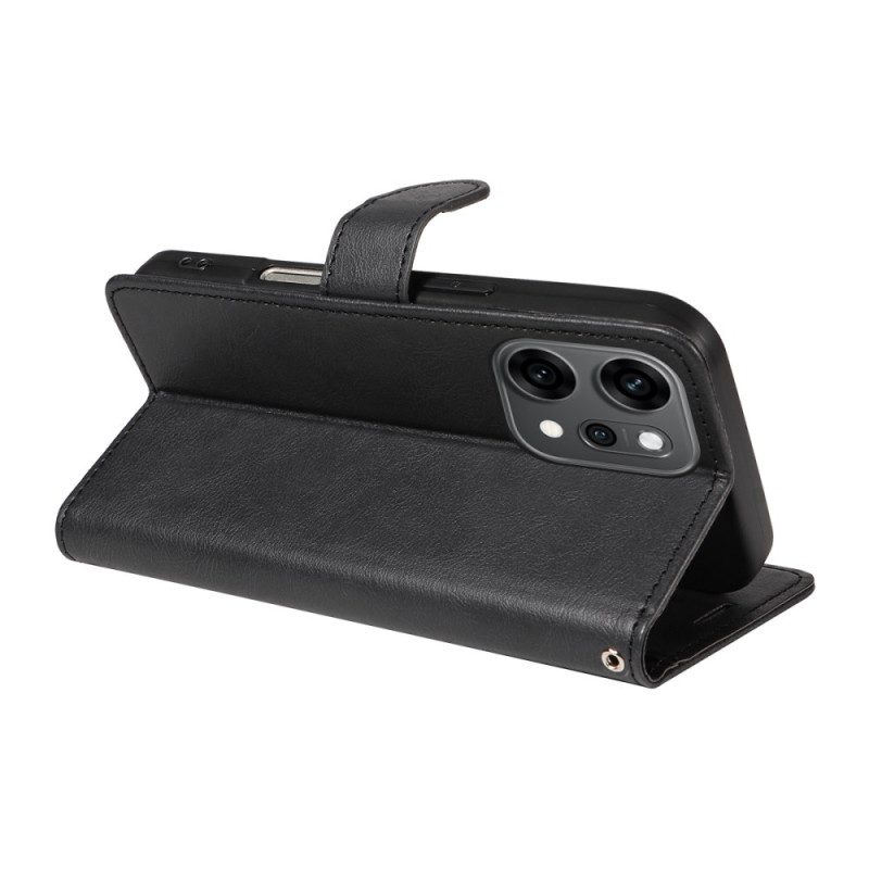 Lederhüllen Oppo Reno 14 Pro 5g Glattes Kunstleder