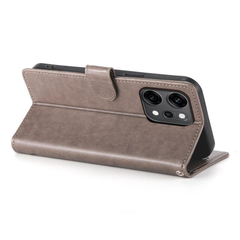 Lederhüllen Oppo Reno 14 Pro 5g Handyhülle Blumenmuster