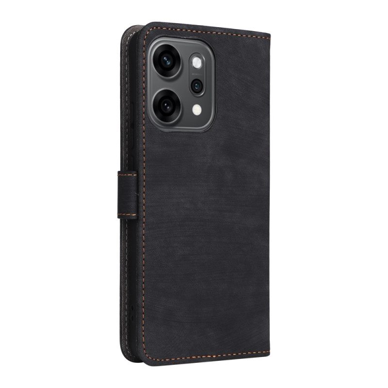 Lederhüllen Oppo Reno 14 Pro 5g Handyhülle Rfid-schutz Mit Trageriemen