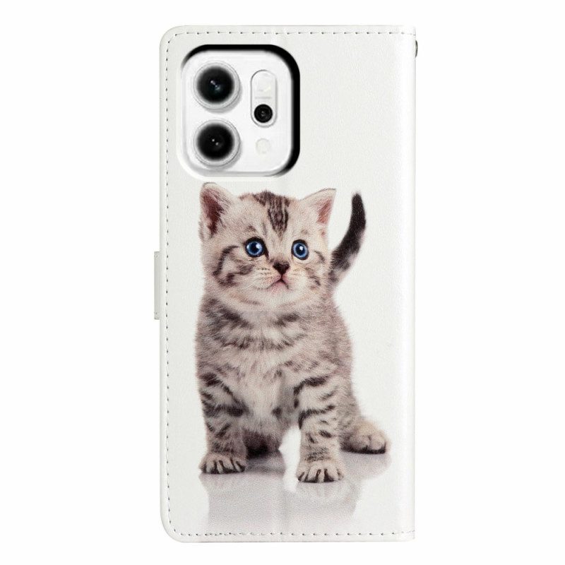 Lederhüllen Oppo Reno 14 Pro 5g Kleine Katze