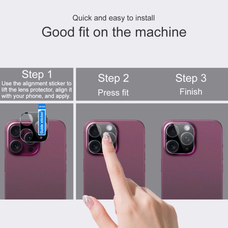 Linsenschutz Aus Gehärtetem Glas Für Oppo Reno 14 Pro 5g (schwarze Version) (imak)