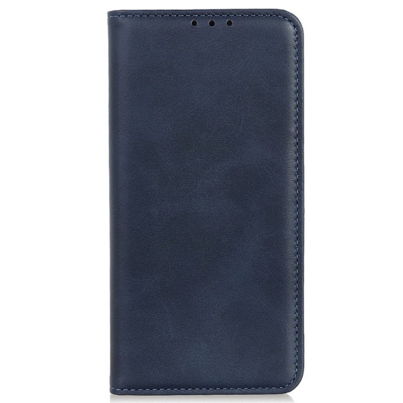 Flip Case Für Google Pixel 8a Klassisches Spaltleder