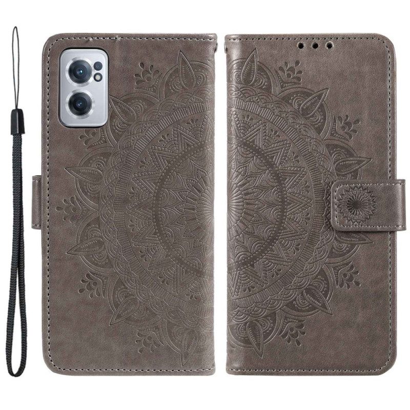 Lederhüllen Für OnePlus Nord CE 2 5G Blumenmandala