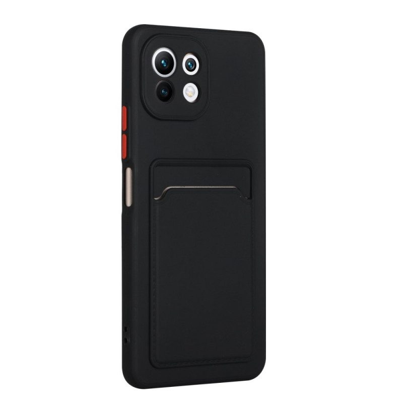 Hülle Für Xiaomi Mi 11 Lite 4G / 5G / 5G NE Kartenhalter Aus Silikon