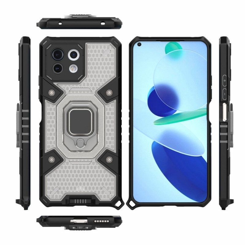 Hülle Für Xiaomi Mi 11 Lite 4G / 5G / 5G NE Wabe Mit Ring