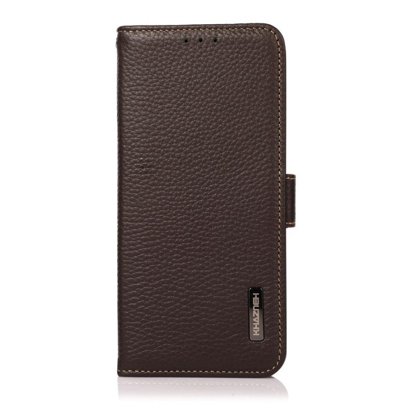 Lederhüllen Für Xiaomi Mi 11 Lite 4G / 5G / 5G NE Lychee-leder Khazneh Rfid