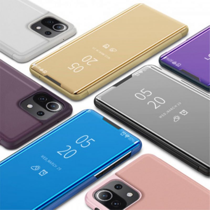 Schutzhülle Für Xiaomi Mi 11 Lite 4G / 5G / 5G NE Flip Case Spiegel