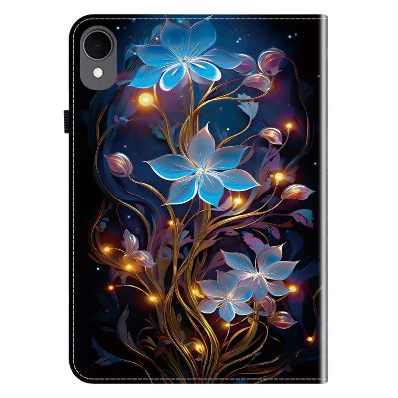 Case Samsung Galaxy Tab S11 Blaue Blumen